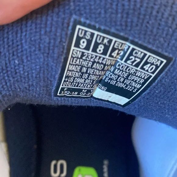 Skechers men’s slip in athletic shoes size 9 4E new without tags or tags - Picture 6 of 7